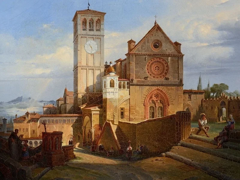 1810-Max Albert Hauschild - Basilica di San Francesco, Assisi 1836